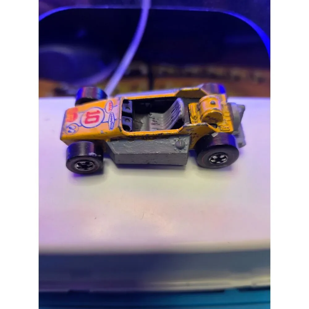 1975 Hot Wheels Redline - Rock Buster - Flying Colors - Yellow - Hong Kong